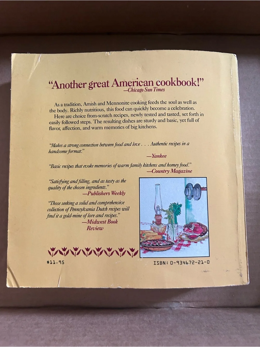 From Amish and Mennonite Kitchens Cookbook -